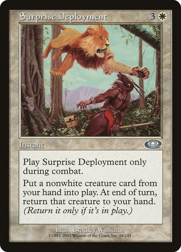 Surprise Deployment #18 (LP) Planeshift PLS Magic MTG