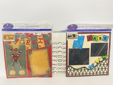 Set Of 2 Keepsake Kits Picture Ready 12x12 Scrapbook Pages Christmas  Park