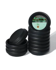 12 Pack 2 Inch Terracotta Plant Saucer Pots Tray for Indoor Outdoor Flower Pots