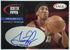 /399 Scottie Pippen AUTO 2000 SAGE Master Edition Authentic Autograph Portland