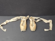 Vintage Bloch Aspiration Child Ballet Pointe Shoes 13.5B S0105 Pink Satin