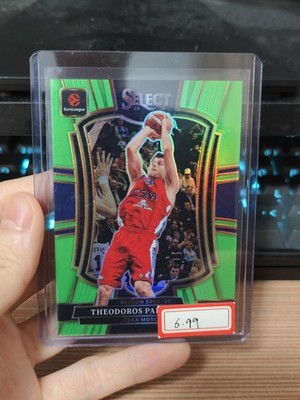 Theodoros Papaloukas 2025-26 Panini Select Euroleague Lime /75 Premier Level