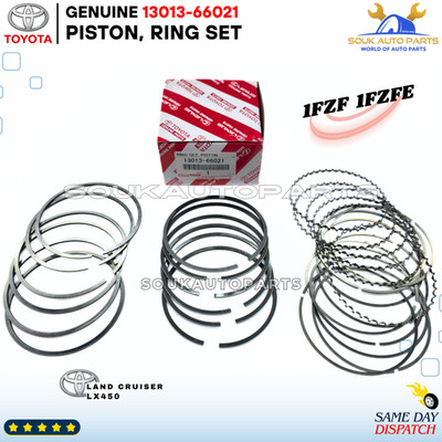 13013-66021 Genuine Toyota RING SET, PISTON 1FZF 1FZFE For Land