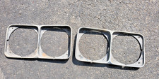 1971 1972 Oldsmobile Cutlass 442 Original Headlight Headlamp Trim Bezels 1971 1972 Oldsmobile Cutlass 442 Original Headlight Headlamp Trim Bezels