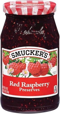 Smucker's Red Raspberry Preserves, 18 Ounces