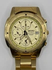 Vintage Seiko Chronograph Watch, 7T62-0AE0, 39 mm, FOR PARTS OR REPAIR