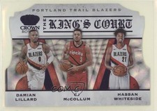 2019 Crown Royale The King's Court Purple 11/25 CJ McCollum Damian Lillard 7y2