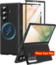 Case for Samsung Galaxy Z Fold 8 Ultra, Magnetic with Stand, Black