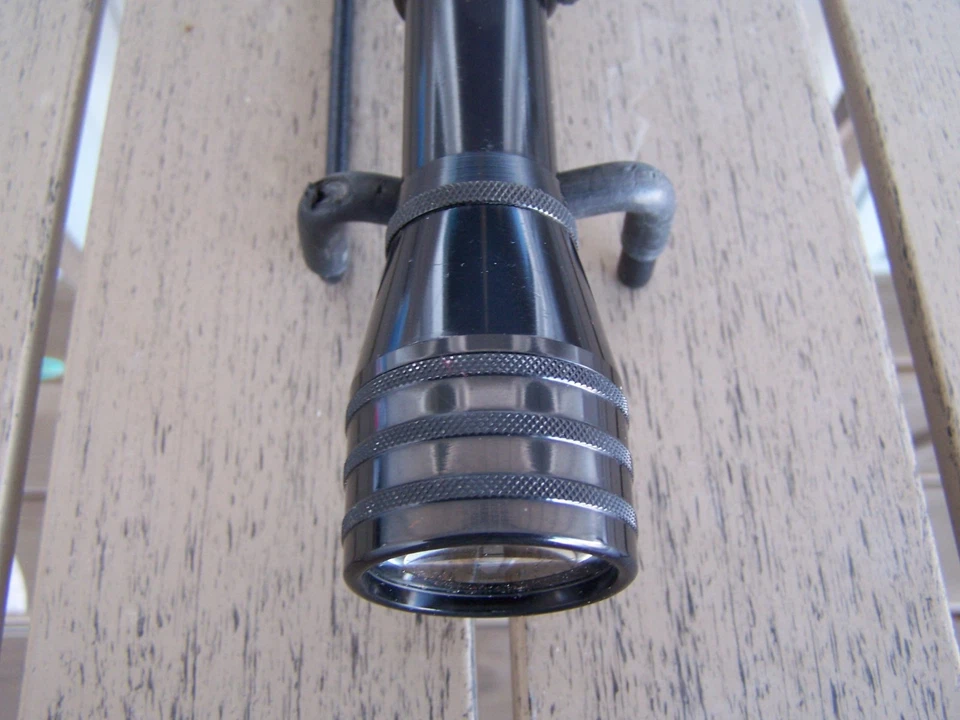 Redfield EER 4x32mm 1" Tubo Retícula Dúplex ~ BRILLO ~ Pistola/Explorador ~EE. UU.~De colección~ Foto 3 de 4