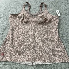Ruby Ribbon Diva Lace Cami Camisole Womens Shaping Top Size 46 Tank 1949 NWOT