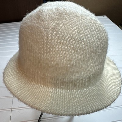 Vintage Hansen Knit Womens Hat Knit Ivory | eBay display picture 1