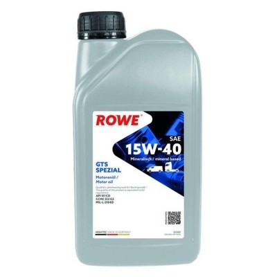 Motorenöl Motoröl ROWE 20009-0010-99 HIGHTEC GTS SPEZIAL SAE 15W-40 1 Liter 1 L