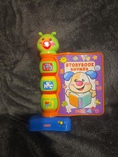 Vntg Fisher Price Laugh  Learn Storybook Rhymes Interactive Electronic Book