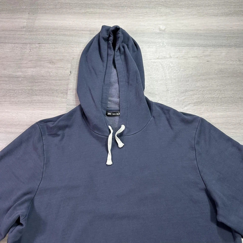 Sudadera con Capucha Travis Mathew Cloud Para Hombre Extra Grande Azul Pullover Rendimiento de Golf ^ Foto 3 de 4