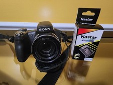 Sony Cyber-shot DSC-HX1 9.1MP 20x Zoom Digital Camera - Flip LCD New Battery 