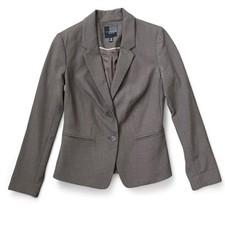 Light brown blazer with a classic fit and button closure formalwear blazer