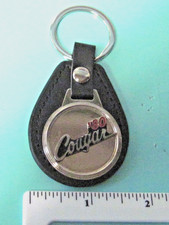 '80 1980 Mercury COUGAR script - keychain , key chain GIFT BOXED