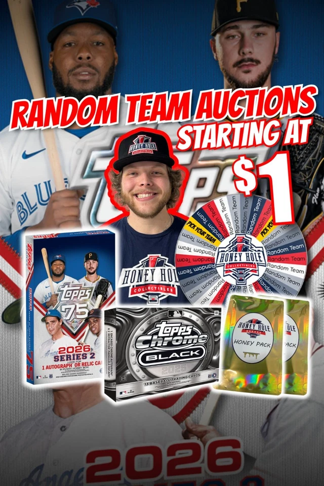 SERIES 2 BASEBALL RELEASE!!  w/ Chrome Black & Platinum Starting at $1!!