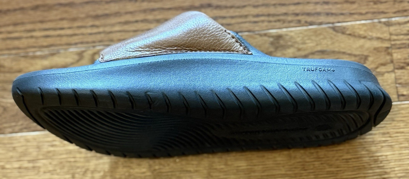 SAOLA Johnston & Murphy Uomo Oasis Slides Taglia 9 M Pelle Marrone Spessa Suola Trufoam