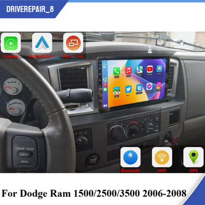CarPlay Car Stereo Radio Android13 GPS For Dodge Ram 1500/2500/3500 2006-2008