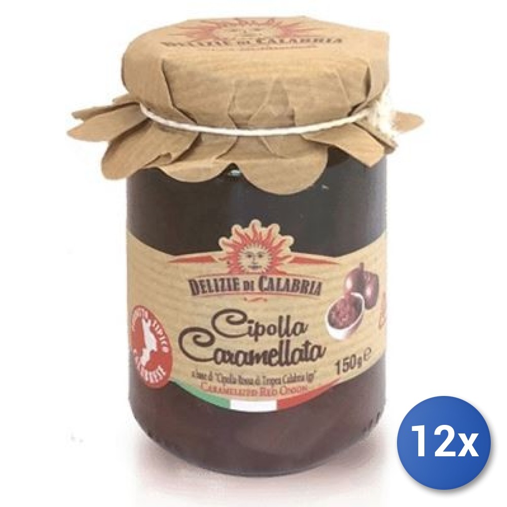 12x Multipack Delizie Calabria Caramelized Onion Sauce 150g