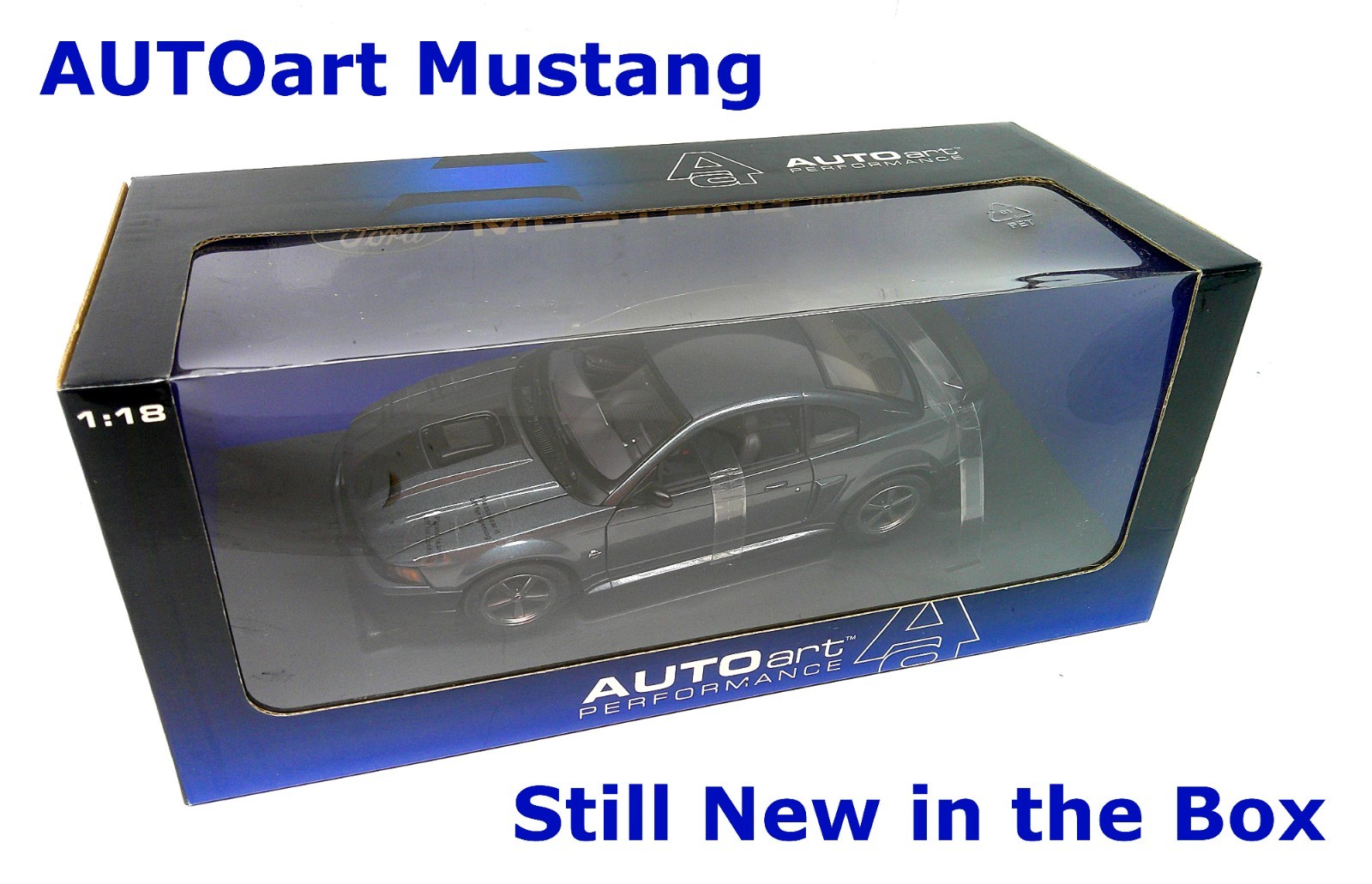 AUTOart Ford Mustang 4 Mach I 2004 Dark Shadow Grey Metallic 73008