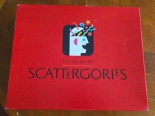The Game Of Scattergories Vintage 1988 Milton Bradley Board Game 4917 COMPLETE