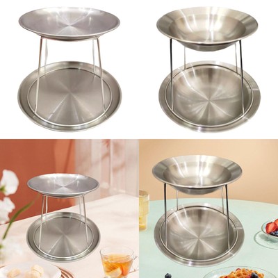 Meeresfrüchte Ständer Set 2 Ebenen Meeresfrüchte Tablett Regal für Dessert Geburtstag Küche