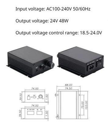 24V Light Source Controller for Industrial Machine Vision Analog Digital Serial 
