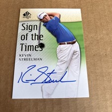 2013 SP Authentic Sign Times AUTO Kevin Streelman #SOTT-KS PGA Golf Card (f3)