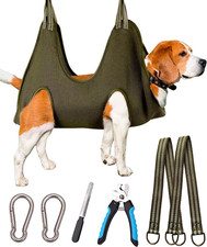 Kkiimatt Dog Grooming Hammock Harness for Medium Large Size Dogs Sling