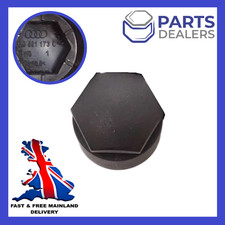ORIGINAL AUDI A3 A4 A5 A6 A8 RADMUTTER SCHRAUBE ABDECKKAPPE RUND SCHWARZ x1