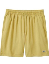 Duluth Trading Co Size L Pier Genius Unlined 9" Swim Shorts in Olive Oil 91313