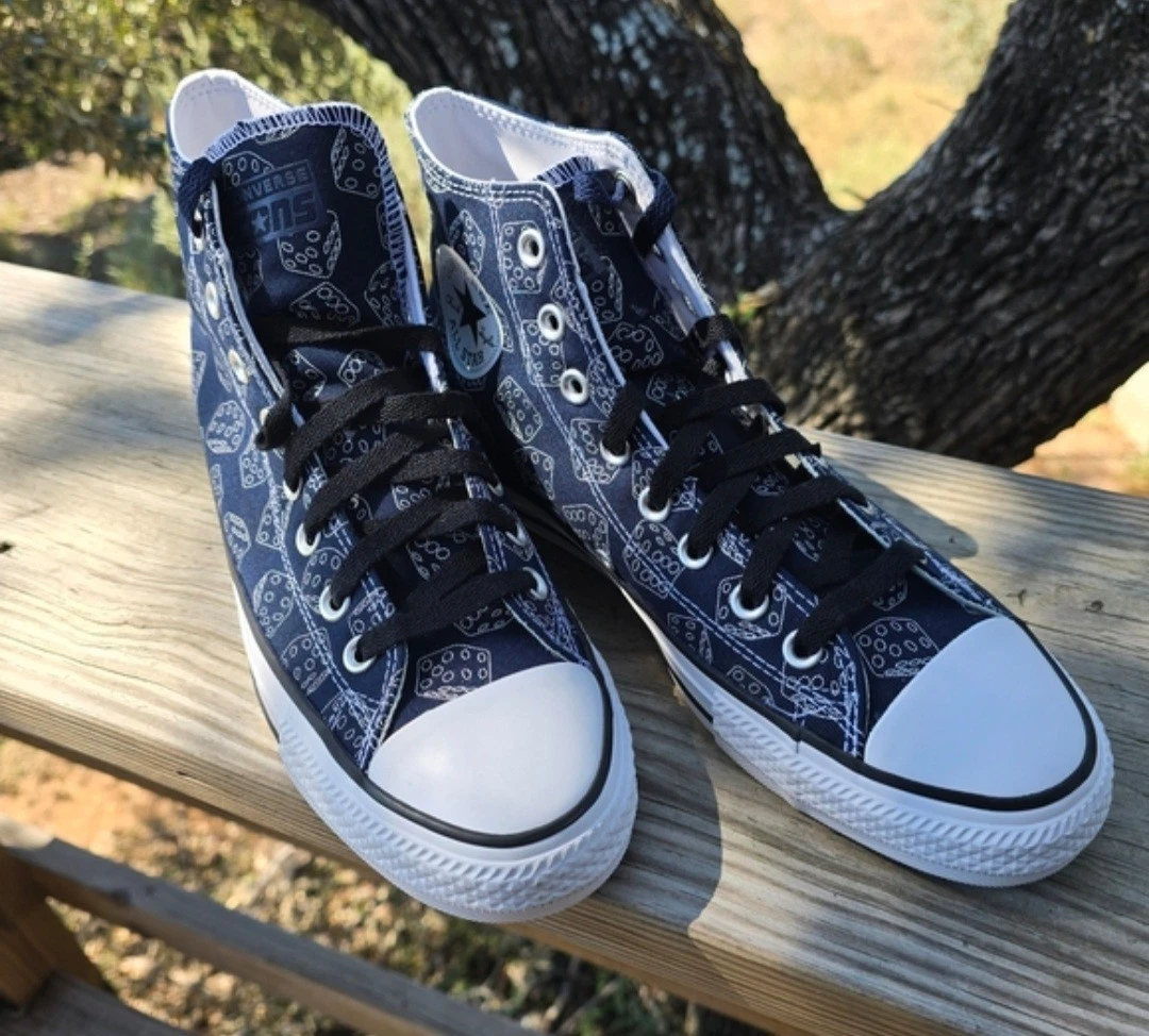 Converse Chuck Taylor All Star Pro High Obsidian Dice for Sale