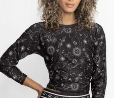 Johnny Was, Bijou Step Hem, Long Sleeve Top, Size Large Sun Protection , NWTs