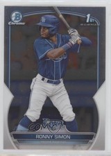 2023 Bowman Chrome Prospects Ronny Simon #BCP-112 0bt4