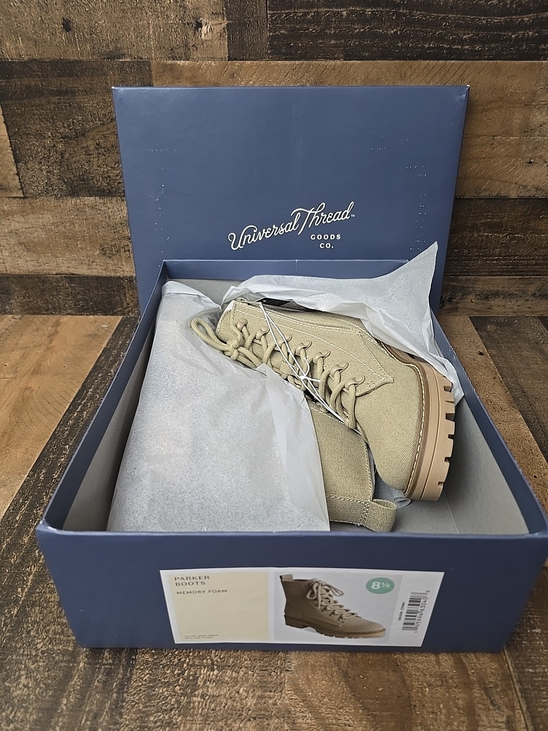 Universal Thread Women's Parker Lace-up Combat Boots - Size 8.5 Gorpcore Boho