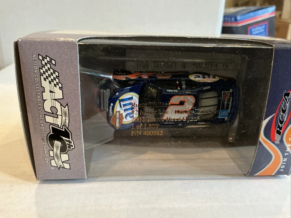 1/64 Scale - Rusty Wallace 2002 Taurus Miller Lite/Harley Davidson 1 of 1,800 - Image 2 of 3