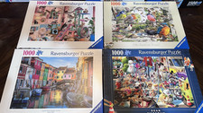 Ravensburger Lot of 4 1000 piece puzzles Jigsaw Complete LOT 7