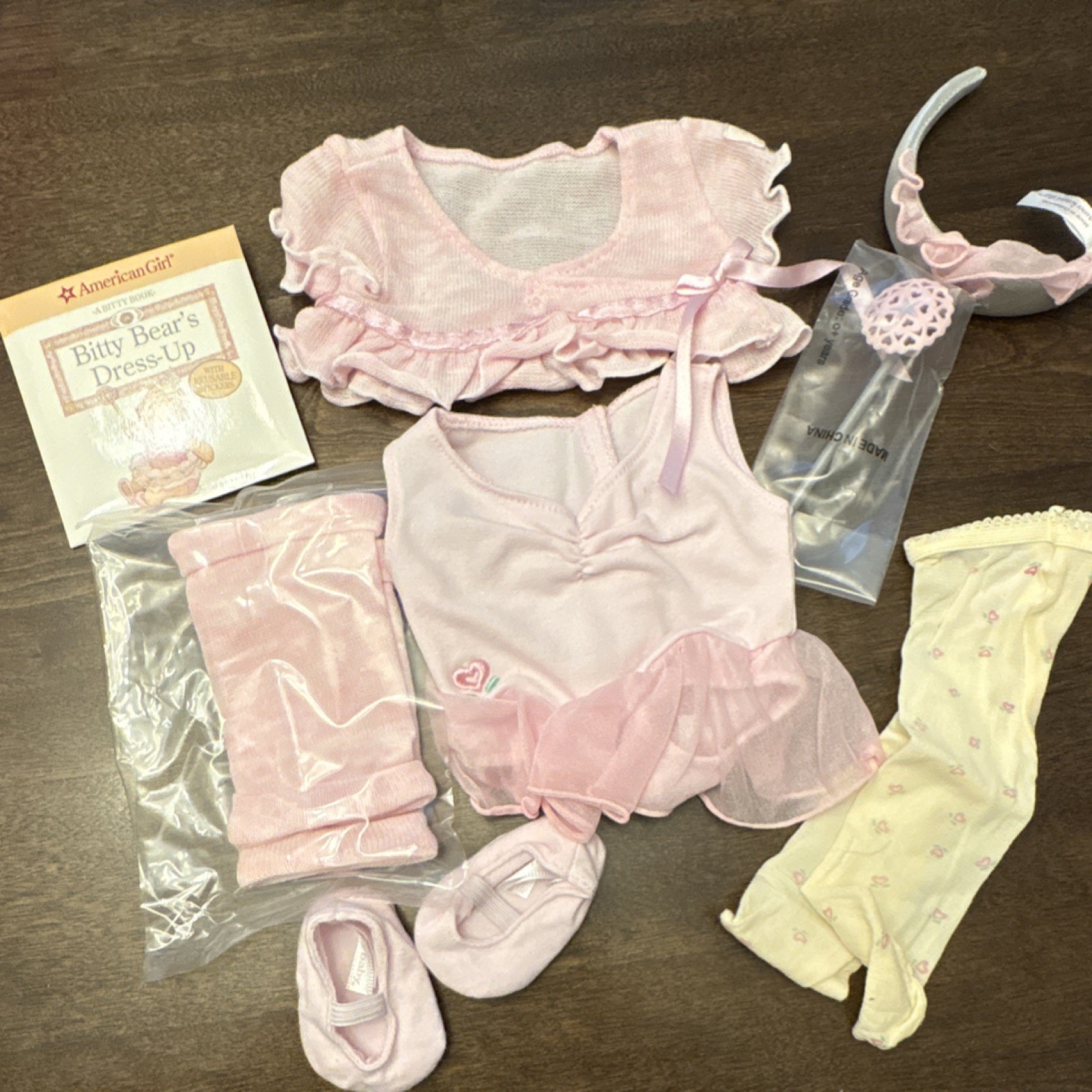*BRAND NEW* American Girl Bitty Baby Pink Ballet Outfit 