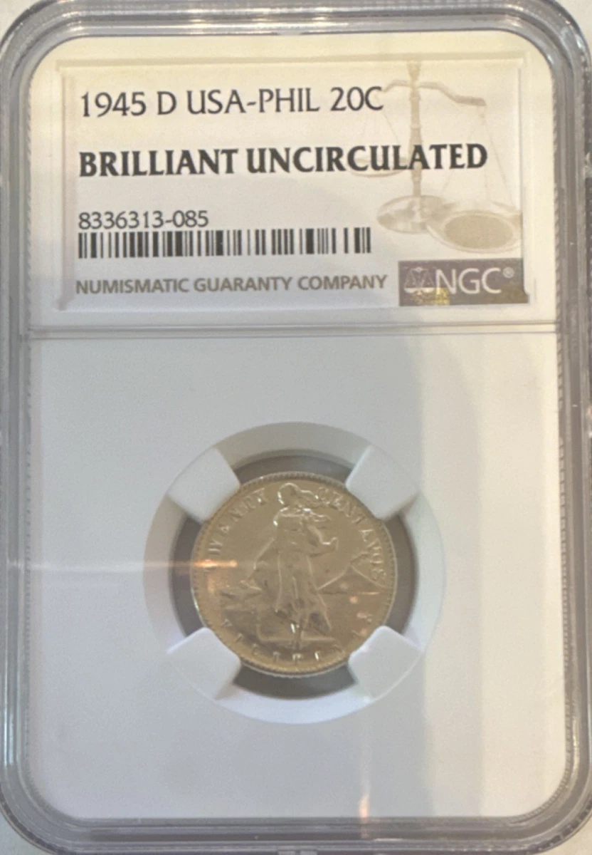 NGC 1945 Year Philippine Coins for sale | eBay