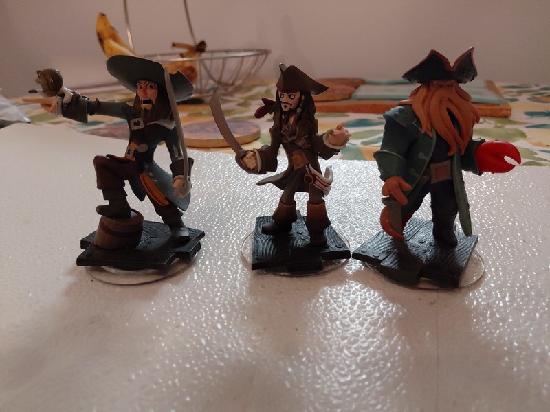 3 Disney Pirates Of The Carribean Infinity Characters