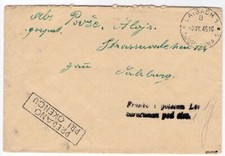 LAIBACH BARFRANKATURVERMERK auf Bedarfsbeleg BPP (BA6674