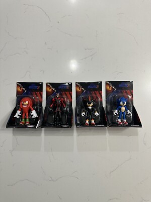 Sonic The Hedgehog 3 LOT 4 2.5'' Figure Jakks 2024 New