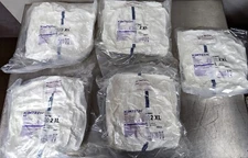 (5) Kimberly Clark Kimtech A5 Cleanroom Sterile Coveralls 88804 XXL