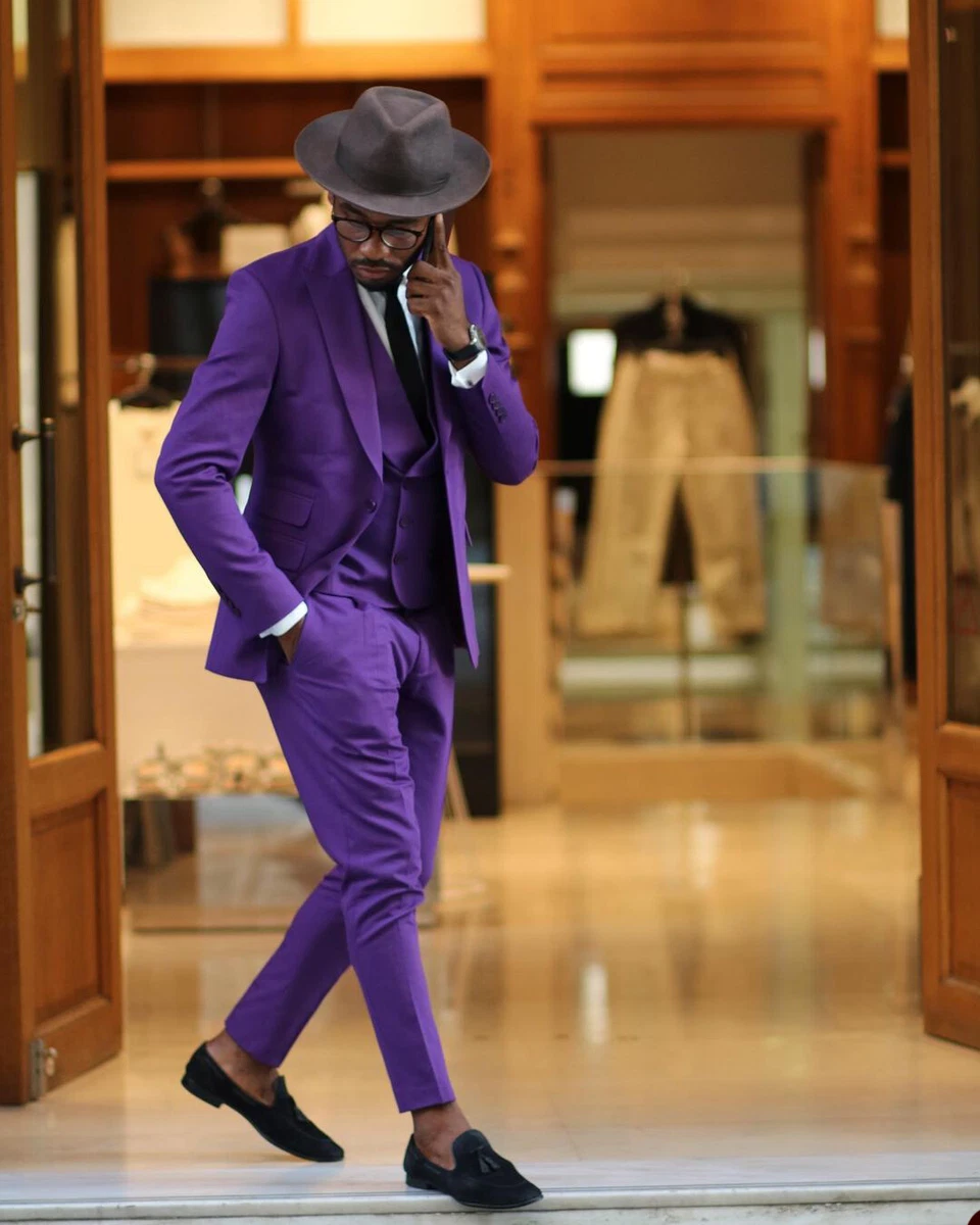 Violet blazer mens clearance