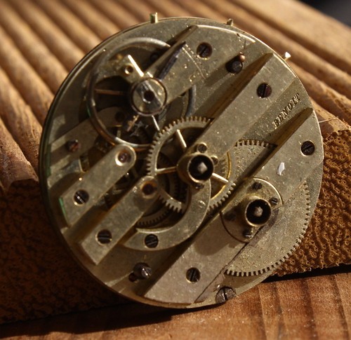 Mouvement De Montre à Gousset Vintage - Mécanique Manuel, Années 1920, Sans Boîtier - Occasion Bon état