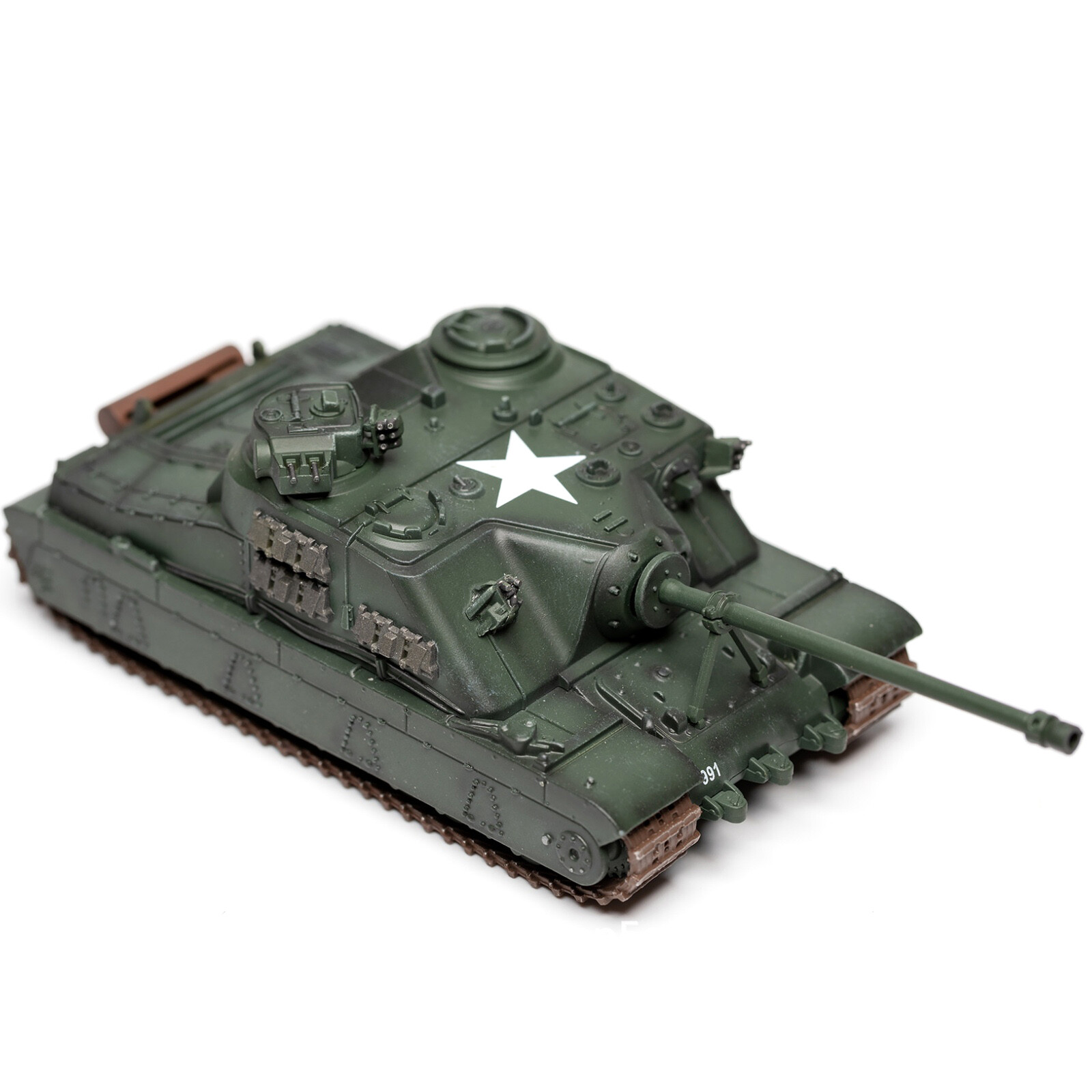 14cm Diecast Alloy 1/72 WWII British Army A39 Tortoise Tank Model Display