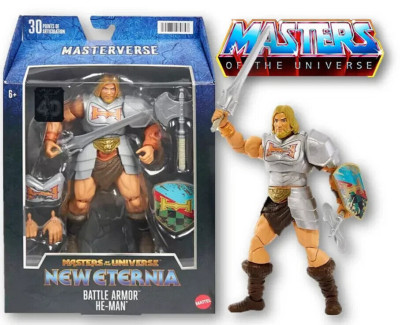Masters of the Universe Masterverse New Eternia Battle Armor He-Man 7'' Figure