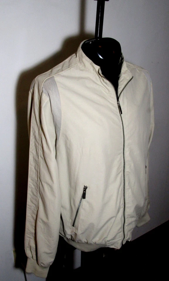 KENNETH COLE Reaction Beige Tan Full Zip Jacket Size XL - Image 3 of 4